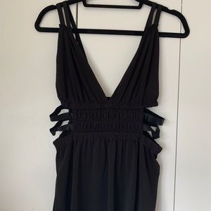 Express Black Strappy Top